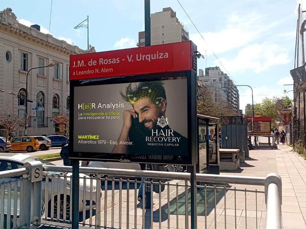 Hair Recovery invests in programmatic DOOH with Taggify — Image 2