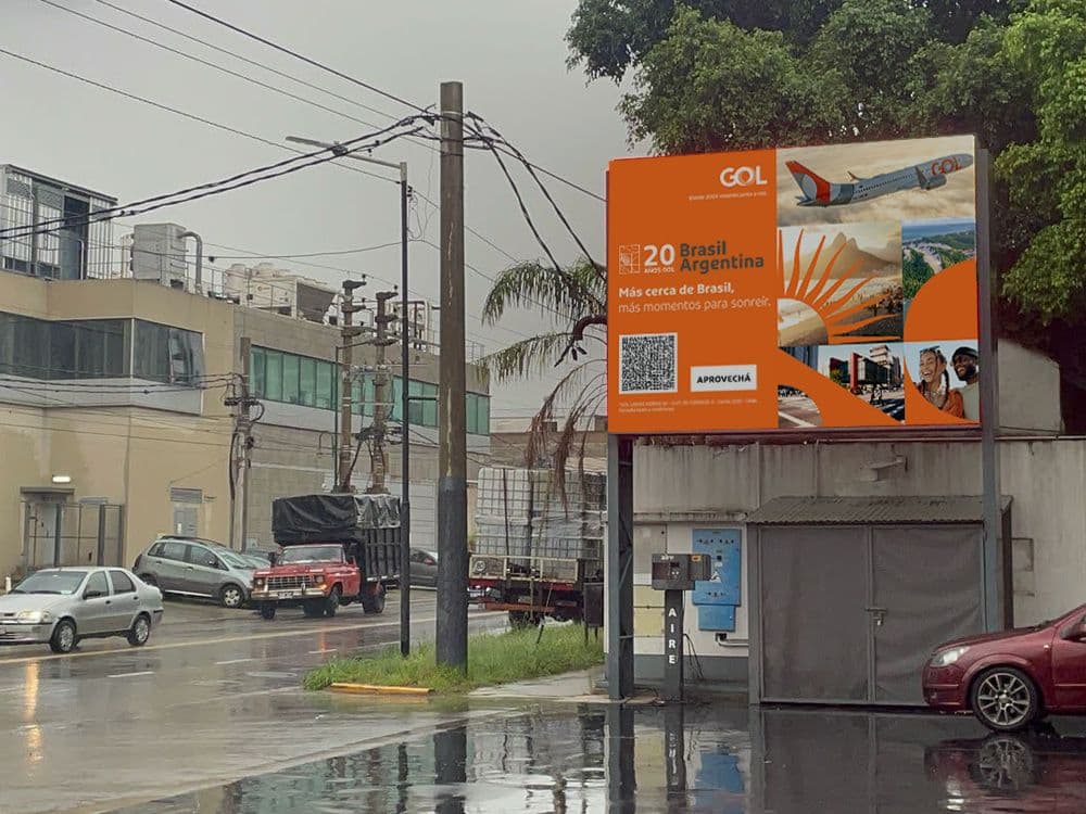 Gol Airlines relied on Taggify for its pDOOH campaign in Argentina — Image 3