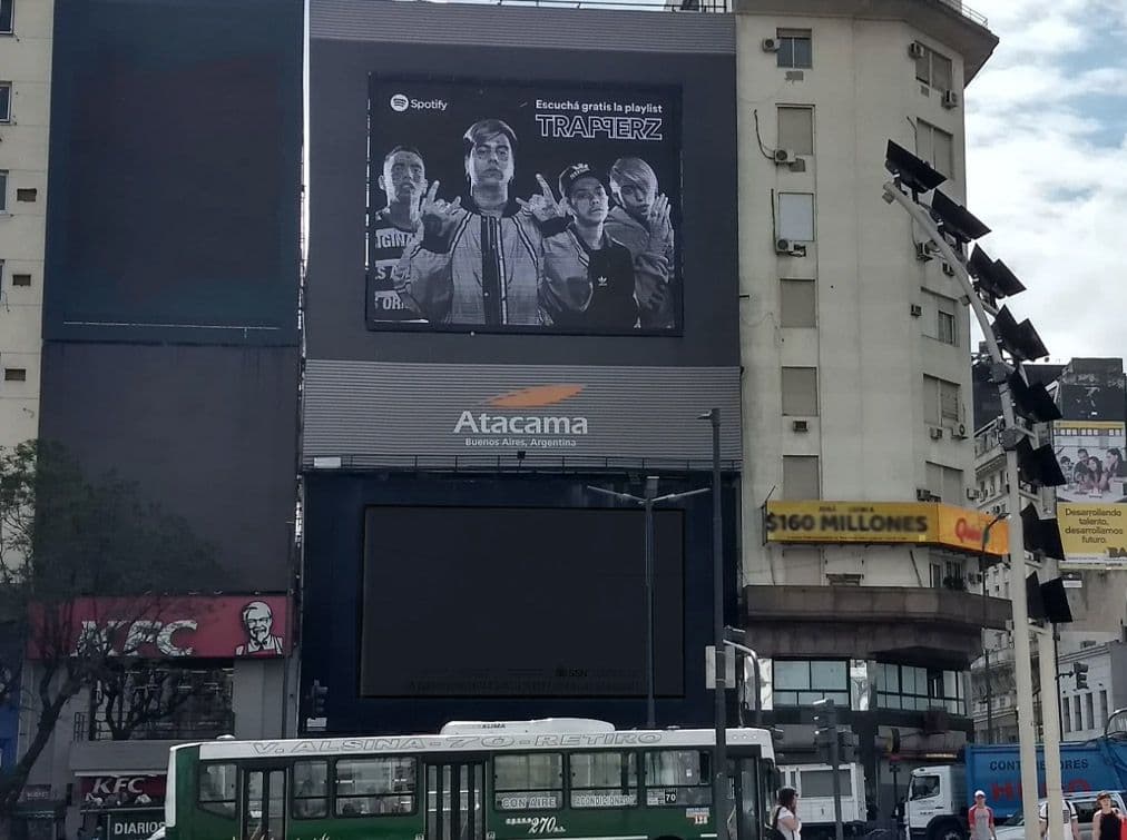 Spotify eligió Taggify programática en vía pública para promocionar Trapperz locales — Imagen 1
