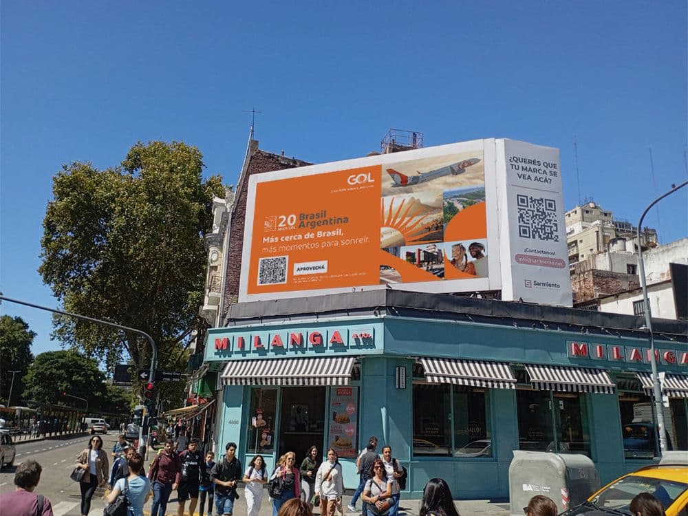 La Aerolínea Gol confió en Taggify para su campaña pDOOH en Argentina — Imagen 1