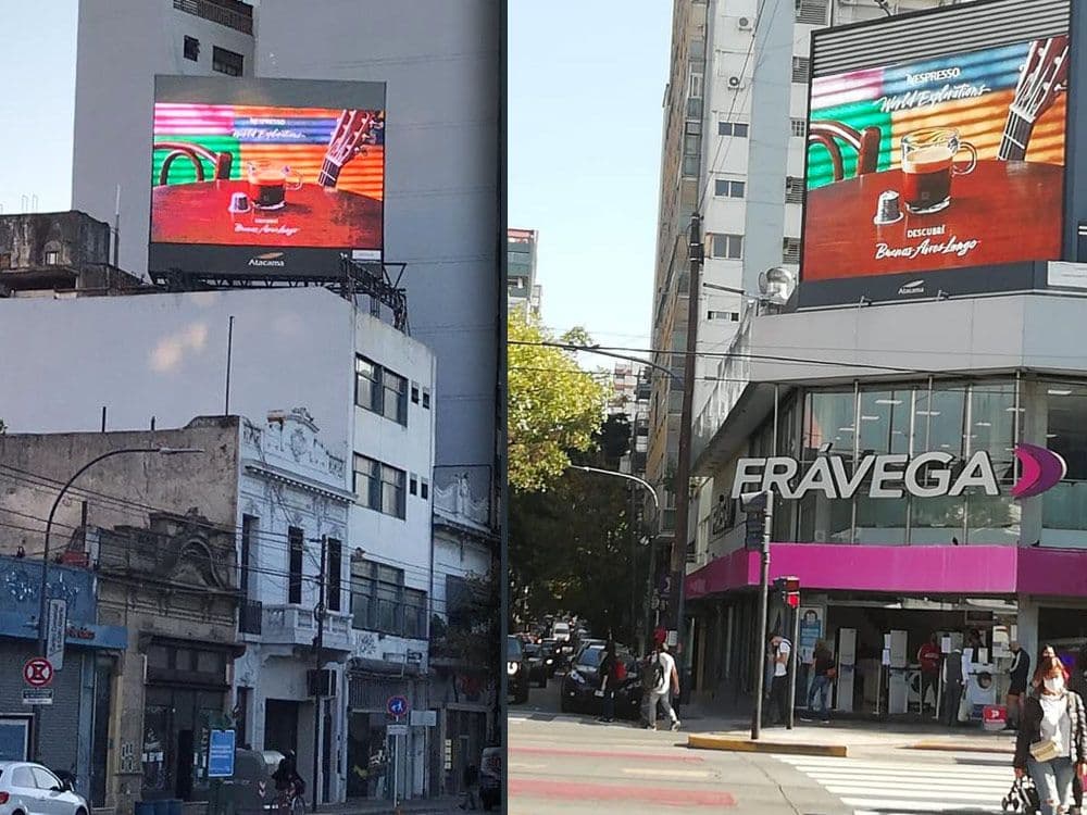 Nespresso - Campaña Nacional DOOH en Argentina - world flavours — Imagen 1