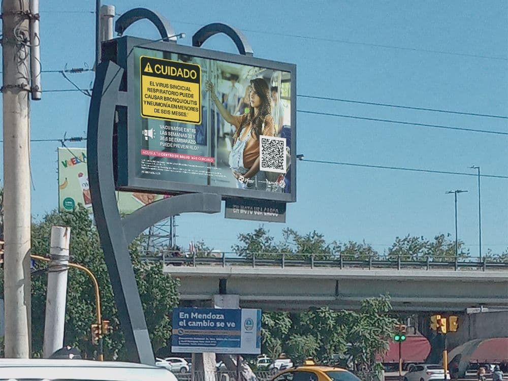 Pfizer se une a Taggify en una campaña DOOH de concientización — Imagen 1