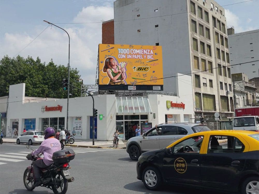 BIC boosted its brand in Argentina through a pDOOH campaign with Taggify — Image 1
