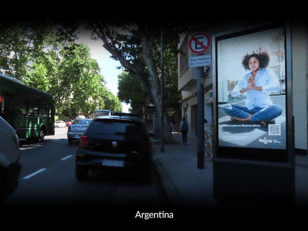 Regus launches a multinational pDOOH campaign simultaneously — Image 2