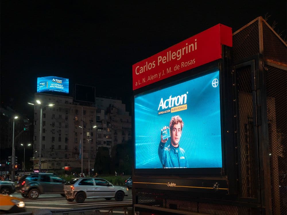 Bayer captivates the Obelisk with a pDOOH campaign with Taggify in Buenos Aires — Image 3
