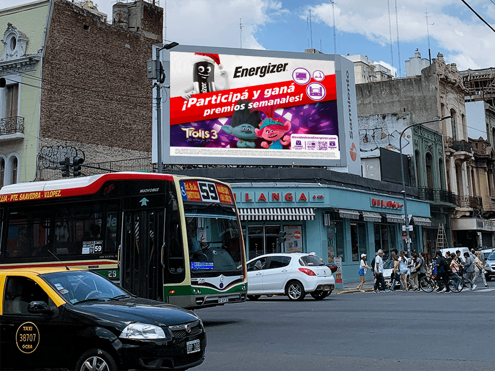 Digital Out-of-Home: Energizer Supercharges its Brand Presence with Taggify's Platform — Image 1