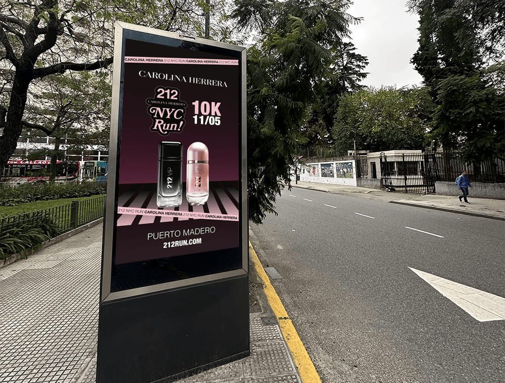 Carolina Herrera anticipó su carrera urbana en publicidad exterior con Taggify — Imagen 3