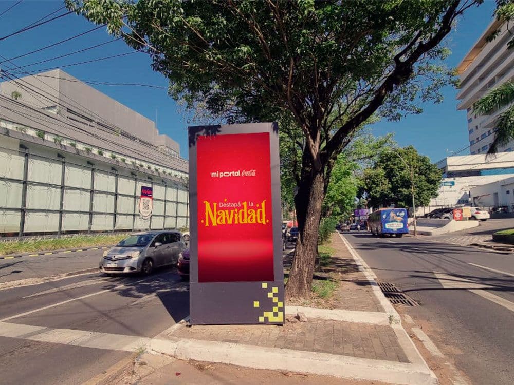 Coca-Cola celebró la Navidad con pDOOH y Taggify en Paraguay — Imagen 2
