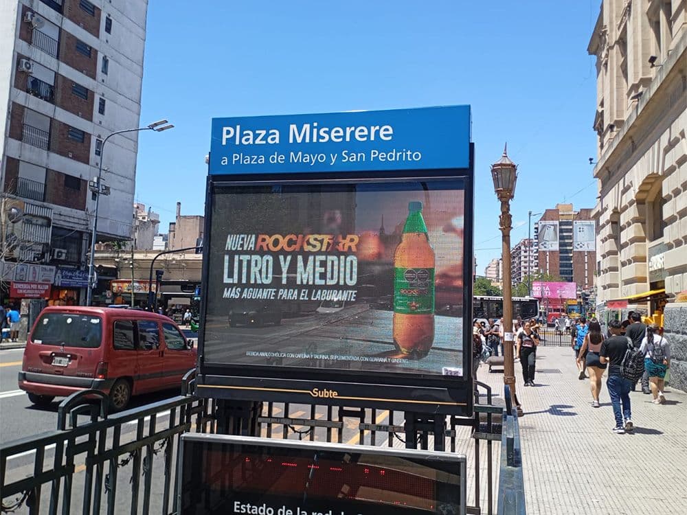 Rockstar announced its new energy drink in outdoor advertising with Taggify — Image 2