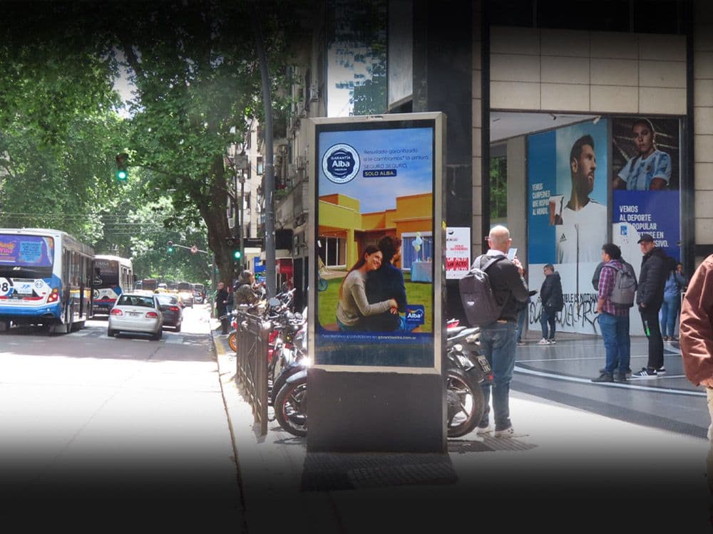 Alba paints launched its programmatic campaign "For sure, only Alba" on screens of Buenos Aires — Image 4