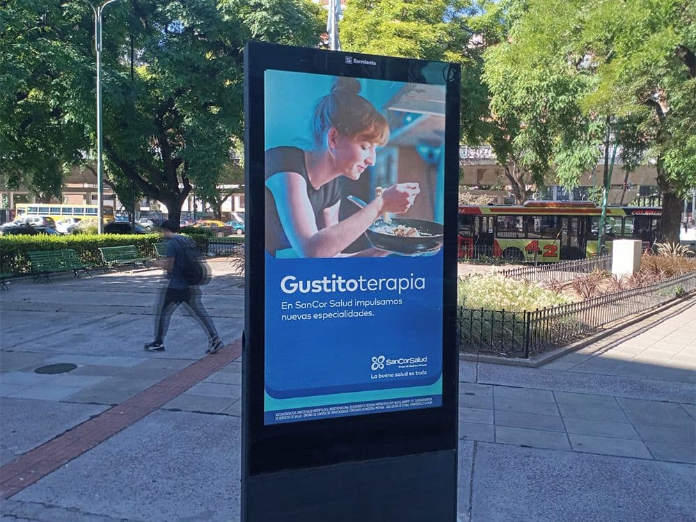Sancor Salud advertised outdoors in a pDOOH campaign with Taggify — Image 3