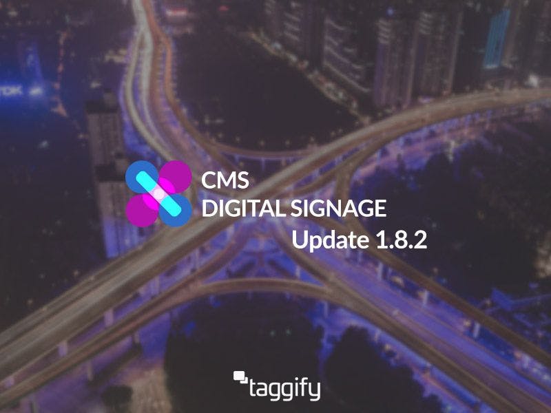New Taggify player improvement: Update 1.8.2 is here