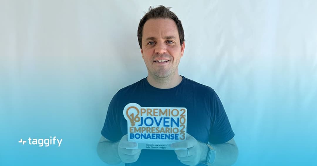Julio Chamizo, COO of Taggify, Awarded the 2023 Technology Development Award for Young Entrepreneur Bonaerense