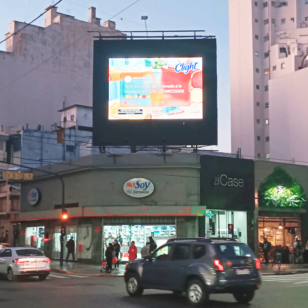 Clight se destaca con su campaña de DOOH y contenido de sus usuarios