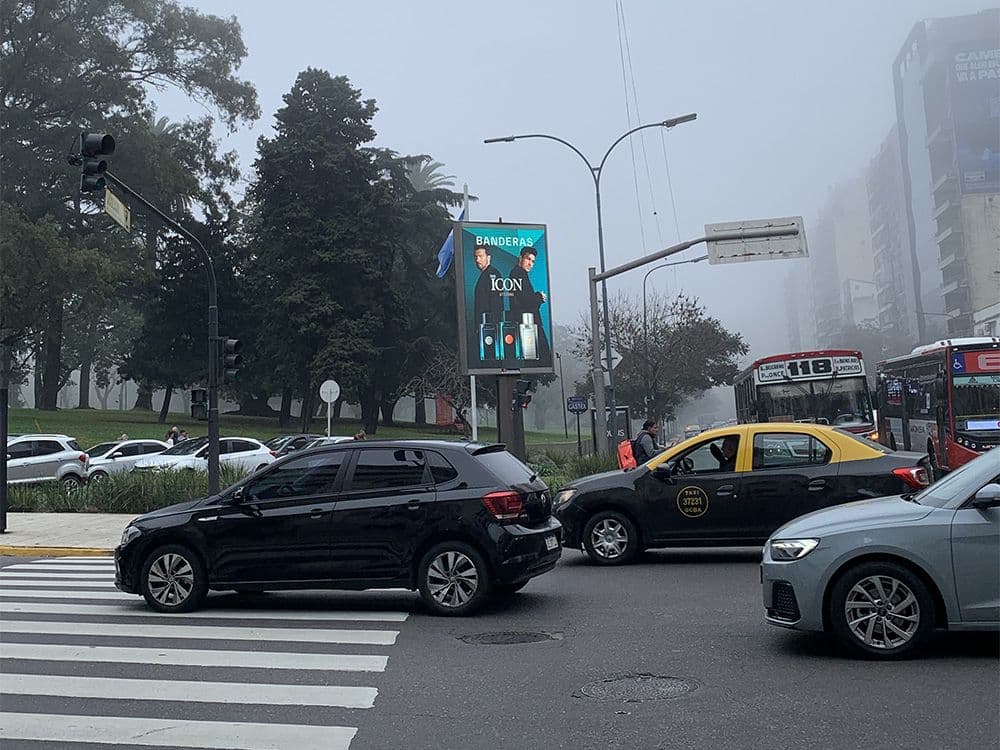 Banderas fragrances conquered Buenos Aires with its DOOH campaign on Taggify