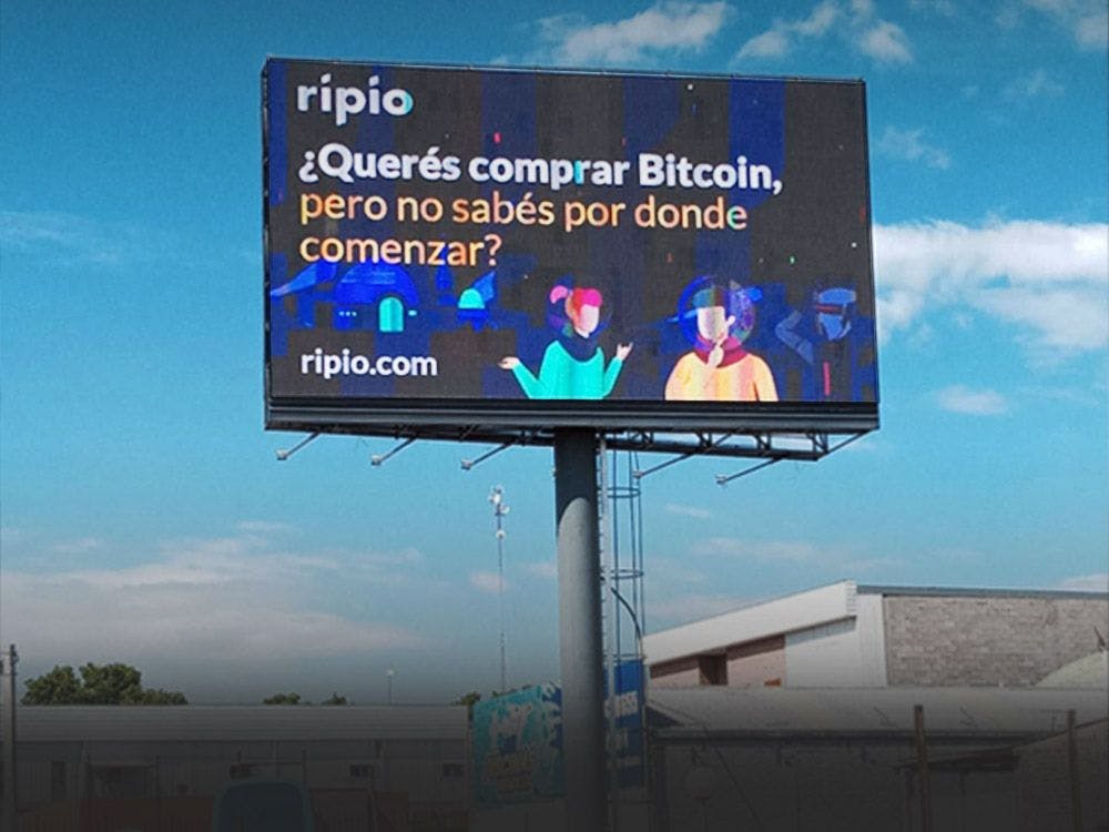 Crypto wallet company Ripio promoted 5 months in a row always-on campaign with Taggify.