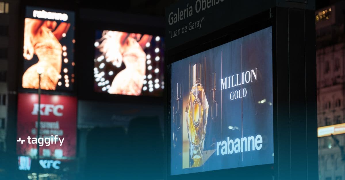 What is digital out-of-home (DOOH) advertising?