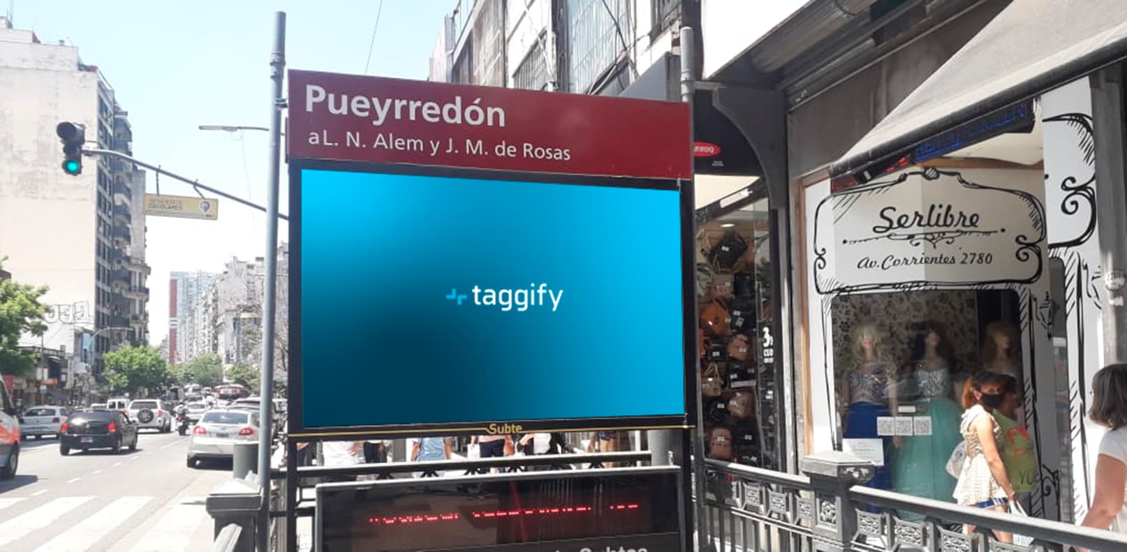 CABA - Subte Acceso: Pueyrredon (B) G02 - Balvanera, Balvanera, Argentina