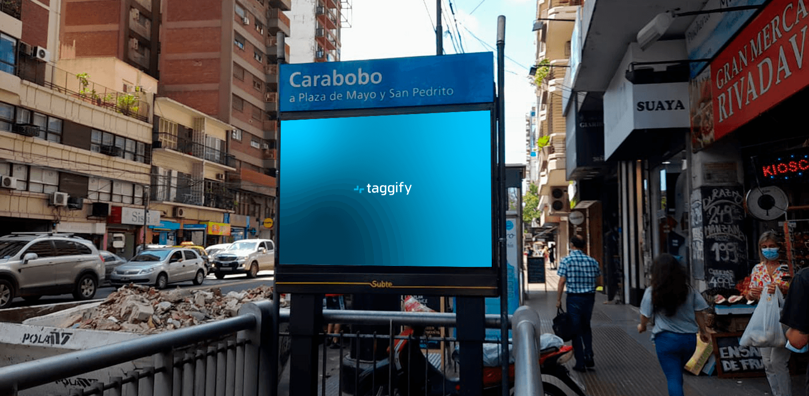 CABA - Flores - Subte Acceso: Carabobo G04 - Flores, Flores, Argentina