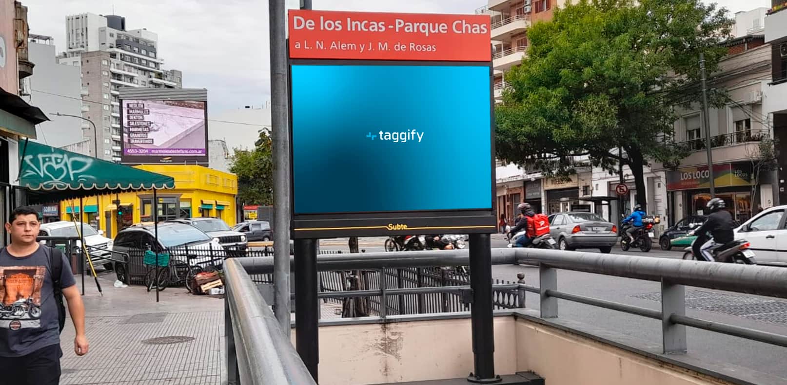 CABA - Parque Chas - Subte Acceso: Los Incas G04 - Villa Ortúzar · Villa Ortúzar