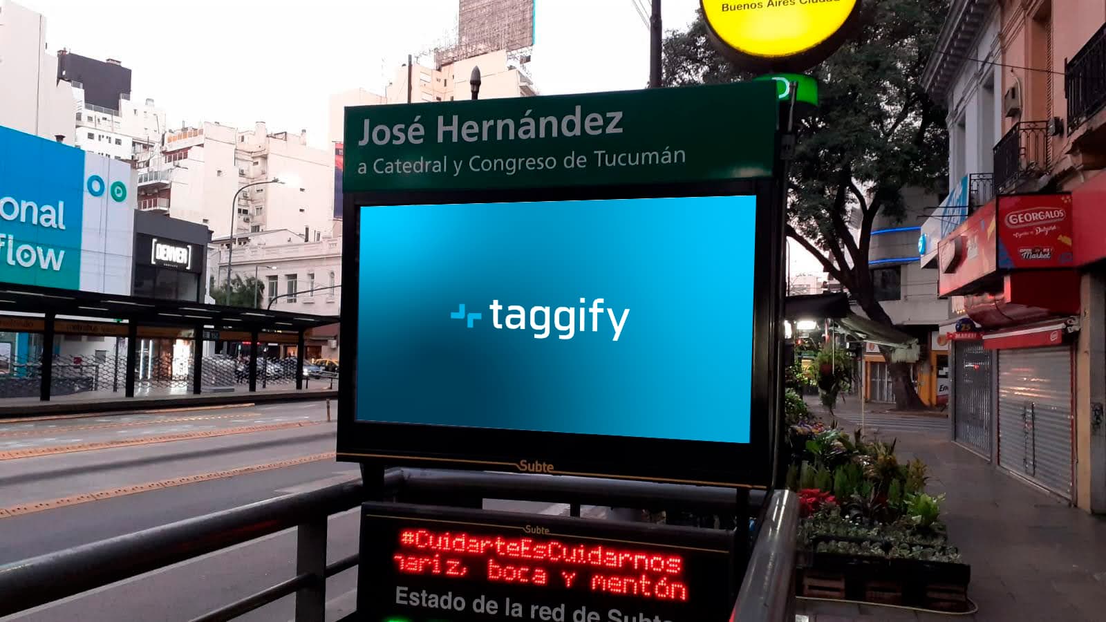 CABA - Belgrano - Subte Acceso: Jose Hernandez (D)G04 - Colegiales, Colegiales, Argentina
